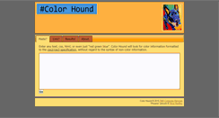 Desktop Screenshot of colorhound.net