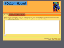 Tablet Screenshot of colorhound.net
